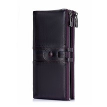 Men&#39;s and Women&#39;s Universal Wallet Fashion Long Wallet Leather Wallet Clic Women - £50.98 GBP