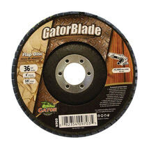 Gator 4 in. D X 5/8 in. Aluminum Oxide Flap Disc 36 Grit 9703 - $7.95