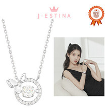 [J.Estina] [Iu Pick] Lapoeme Mioello Necklace (JJL1NQ3BS257SW420) Korean Jewelry - £183.05 GBP