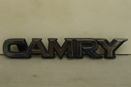 1987-1991 Toyota “Camry” Chrome Plastic Rear Trunk Lid Emblem OEM - $5.08