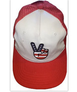 Mighty Fine-Unisex White/Red/Blue Baseball Hut-One Size Fits All. - $323.59 MXN