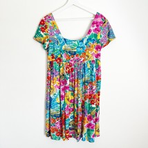 Vintage Jams World Short Dress Floral Hotel Exotic Hawaiian Tropical Vac... - $59.99