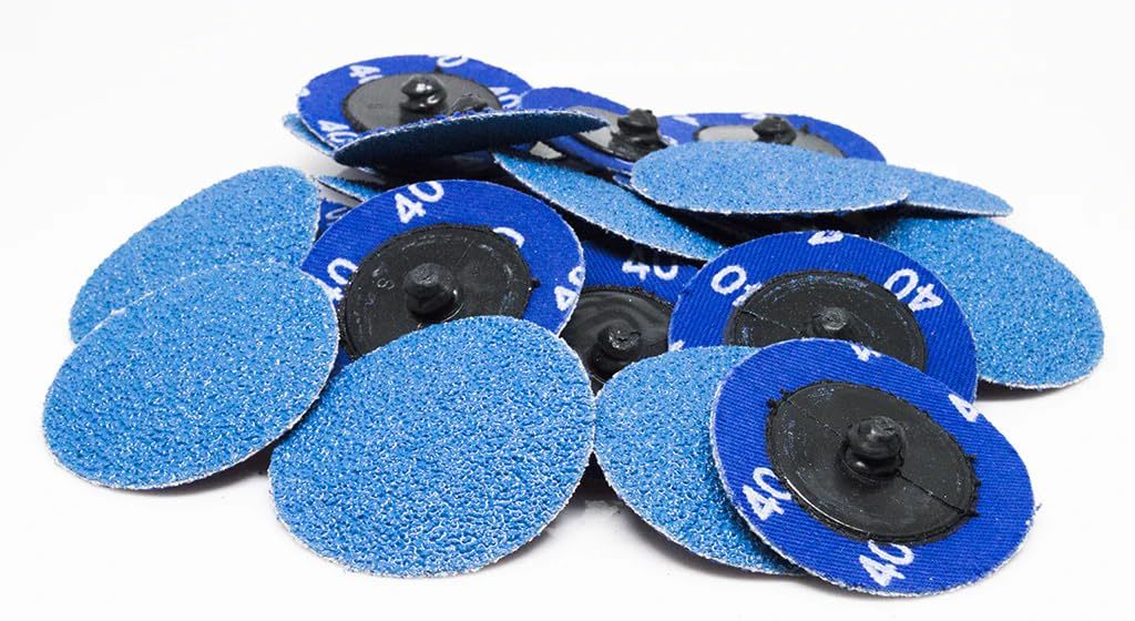 Benchmark Abrasives 2 Inch Sanding Discs Quick Change Zirconia - Male R,... - $33.99