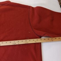 Cabela's RN#56835 Men's Burnt Orange Fleece Pullover Polartec Sweatshirt Size L image 8