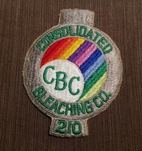 Consolidated Bleaching Company Vintage Patch 210 Union City New Jersey Rainbow - £8.74 GBP