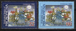 Micronesia 251-252 MNH Magi Star of Bethlehem Xmas Horses ZAYIX 0124S0168M - £1.51 GBP