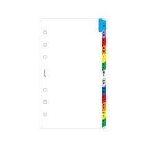 Filofax Personal A-Z Index Multi-Coloured 2 Letters Per Tab  - $18.00