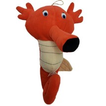 Fiesta Seahorse Plush Red Hang Loop Stuffed Animal Fish Large Fin Snout AFMIX 18 - £11.68 GBP