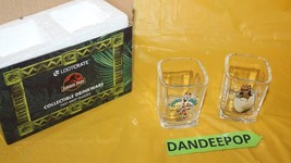 Lootcrate Jurassic Park Collectible Drinkware Shot Glass Set Universal Studios - £19.83 GBP