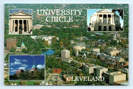 University Circle Aerial View Buildings Cleveland OH Postcard - $5.95