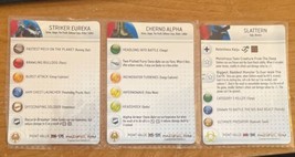 3 Heroclix Pacific Rim Cards Replacement - $4.75