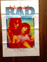 *ANDY WARHOL&#39;S BAD (1977) One-Sheet Poster INSCRIBED BY ACTRESS SUSAN TY... - £274.65 GBP
