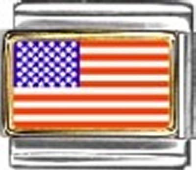 Primary image for United Arab Emigrants Photo Flag Italian Charm Bracelet Jewelry Link
