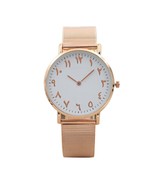 Women Fashion Classic Ancient Arabic numerals Quartz Stainless Steel Watch - £16.23 GBP