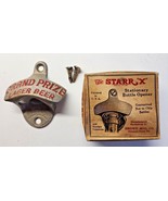 Vintage 1940 The STARR &quot;X&quot; bottle opener Grand Prize Lager Beer NIB PB108-3 - £28.89 GBP