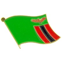 Zambia Flag Pin 1&quot; - £14.26 GBP
