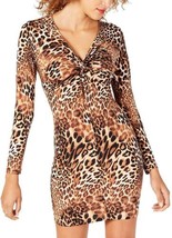 Ultra Flirt Womens Leopard Print Bodycon Dress Large Leopard - £17.95 GBP
