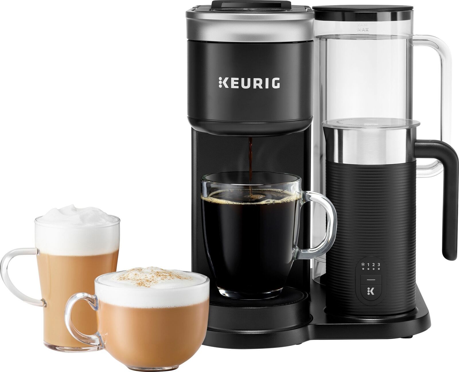 Keurig - K-Cafe SMART Single-Serve Coffee Maker and Latte Machine with WiFi C...