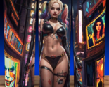 Sexy Harley Quinn Walking Through Gotham Streets Cup Mug Tumbler 20oz - $19.75
