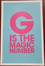 G Is The Magic Number 11 x 17 Cardstock Promo Poster, Limited Edition 175/1000 - £43.82 GBP