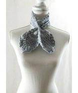 Neck Warmer. Lace, Crochet, Knit, Lariat, Tie, Handmade, Gift - £15.75 GBP