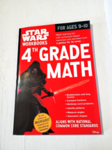 Star Wars grade four math work book  ages 9-10 - £6.21 GBP
