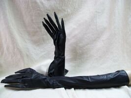 Black Long Fingered Gloves Witch Sorceress Wicked Clown Goth Twisted Sle... - $289.65 MXN