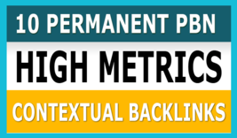 Build 10 Permanent PBN Post on High Metrics Domains Seo Backlinks - $15.29