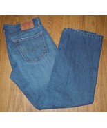 Levis 559 Mens Blue Jeans 34x30 Relaxed Straight Medium Wash Denim - £27.37 GBP