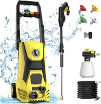 Electric Pressure Washer: High-Pressure Washer With 4200 Psi, And Four N... - $180.99