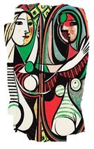 Mirror Girl,Pablo Picasso Paint Blaze Vinyl Decal Sticker UV &amp; Water Pro... - $5.87