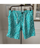 Trunks Surf &amp; Swim Mens Swim Trunks Board Shorts Green $54 Size 30 - $24.48