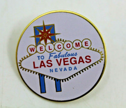 Welcome to Fabulous Las Vegas Nevada NV Collectible Pin Pinback Travel Souvenir - £11.43 GBP