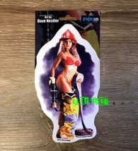 Sexy Firefighter Girl Sticker Decal By Artist Dave Nestler Fireman Fire Fighter - £3.98 GBP