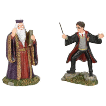 Harry Potter Village Department 56 Harry and Dumbledore Mini-Figure Set - £36.84 GBP