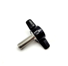 M8 x 20mm Thumb Screw T Bolts Black Tee Wing Knob 304 Stainless Steel 4 Pack - £9.52 GBP