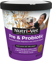 NutriVet Pre and Probiotics Soft Chews for Dogs 1ea/120 ct - £21.32 GBP