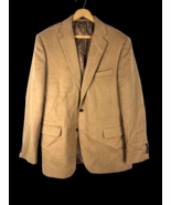 Stafford Sport Coat 44 Long 44L 100% Camel Hair Tan Mens Preppy Academia  - $81.36 CAD