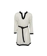 Medieval Classic Viking Mast Vest Dress White Color Tunic Best Style Ree... - £44.09 GBP