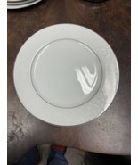 INTERNATIONAL SILVER CO WAKEFIELD DINNER PLATE 10 3/8&quot; White Platinum Rim - $7.92