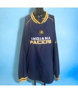 Pro Player Windbreaker Jacket Men&#39;s Sz XXL NBA Indiana Pacers Logo Pullover - £19.31 GBP