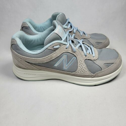Primary image for New Balance 877 Walking Shoes Women's 9.5 Wide (B) Gray Blue Athletic Sneakers