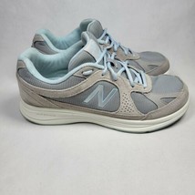 New Balance 877 Walking Shoes Women&#39;s 9.5 Wide (B) Gray Blue Athletic Sn... - $34.96