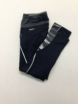 Diadora Women&#39;s Small Black Cropped Legging Workout Gym Capri - $7.92