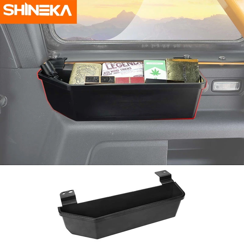 SHINEKA ABS Stowing Tidying Car Interior Trunk Side Storage Box Cargo Organizer - £38.47 GBP