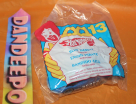 McDonald&#39;s Happy Meal Hot Wheels Vintage Blue Bandit 1994 Number 13 Toy - $14.84