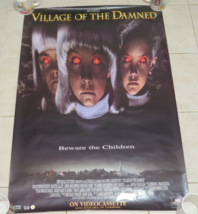 Village of The Damned Movie Poster - Canadian VHS release (1995) - 27 x 40 - £27.42 GBP