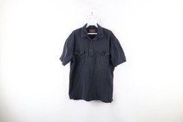 Vintage Abercrombie &amp; Fitch Mens Large Faded Heavyweight Collared Polo Shirt - £27.15 GBP