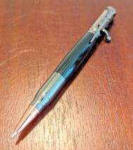 Bolt Action Pen Bullet Pen Gunmetal Black Material Great Gift For Dad Friend - £6.72 GBP