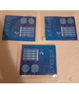 Reusable 20 pieces Soft-Touch Electrodes Double Platinum Self Adhering 2... - £17.11 GBP